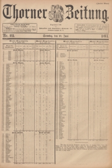 Thorner Zeitung : Begründet 1760. 1893, Nr. 141 (18 Juni) - Zweites Blatt