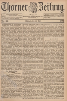 Thorner Zeitung : Begründet 1760. 1893, Nr. 161 (12 Juli)