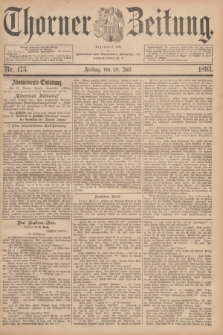 Thorner Zeitung : Begründet 1760. 1893, Nr. 175 (28 Juli)