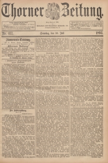 Thorner Zeitung : Begründet 1760. 1893, Nr. 177 (30 Juli) + dod.