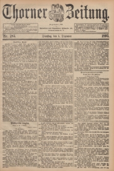 Thorner Zeitung : Begründet 1760. 1893, Nr. 285 (5 Dezember)