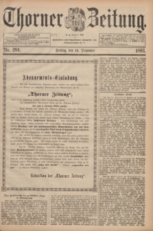 Thorner Zeitung : Begründet 1760. 1893, Nr. 294 (14 Dezember) + dod.