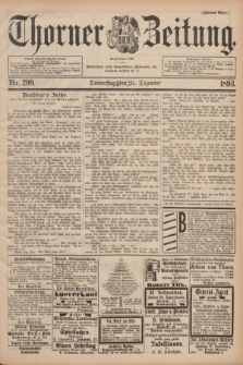 Thorner Zeitung : Begründet 1760. 1893, Nr. 299 (21 Dezember) - Zweites Blatt