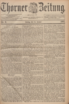 Thorner Zeitung : Begründet 1760. 1894, Nr. 9 (12 Januar)