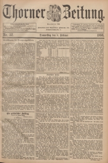 Thorner Zeitung : Begründet 1760. 1894, Nr. 32 (8 Februar)
