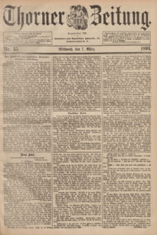 Thorner Zeitung : Begründet 1760. 1894, Nr. 55 (7 März)