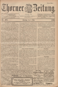 Thorner Zeitung : Begründet 1760. 1894, Nr. 104 (6 Mai)- Drittes Blatt