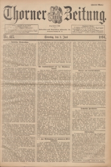 Thorner Zeitung : Begründet 1760. 1894, Nr. 127 (3 Juni) - Zweites Blatt