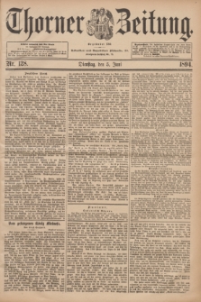 Thorner Zeitung : Begründet 1760. 1894, Nr. 128 (5 Juni)