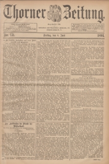 Thorner Zeitung : Begründet 1760. 1894, Nr. 131 (8 Juni)