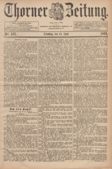 Thorner Zeitung : Begründet 1760. 1894, Nr. 134 (12 Juni)