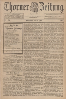Thorner Zeitung : Begründet 1760. 1894, Nr. 150 (30 Juni)