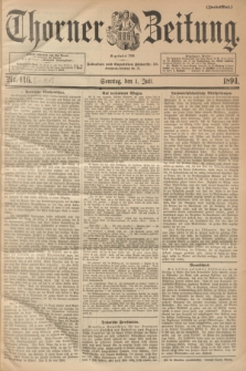 Thorner Zeitung : Begründet 1760. 1894, Nr. 151 (1 Juli) - Zweites Blatt