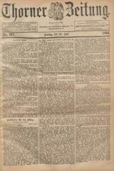 Thorner Zeitung : Begründet 1760. 1894, Nr. 167 (20 Juli)