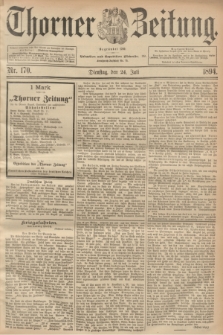 Thorner Zeitung : Begründet 1760. 1894, Nr. 170 (24 Juli)