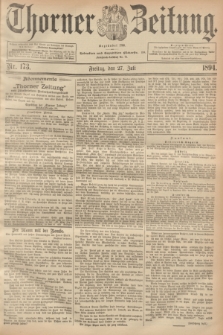 Thorner Zeitung : Begründet 1760. 1894, Nr. 173 (27 Juli)