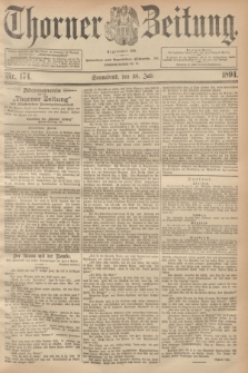 Thorner Zeitung : Begründet 1760. 1894, Nr. 174 (28 Juli)