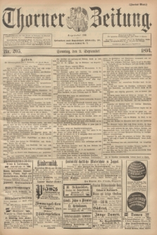 Thorner Zeitung : Begründet 1760. 1894, Nr. 205 (2 September) - Zweites Blatt