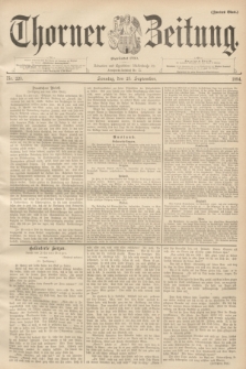 Thorner Zeitung : Begründet 1760. 1894, Nr. 223 (23 September) - Zweites Blatt