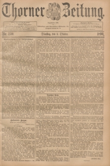 Thorner Zeitung : Begründet 1760. 1894, Nr. 230 (2 Oktober)