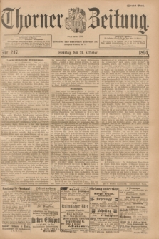 Thorner Zeitung : Begründet 1760. 1894, Nr. 247 (21 Oktober) - Zweites Blatt