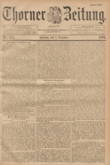 Thorner Zeitung : Begründet 1760. 1894, Nr. 282 (2 Dezember) - Zweites Blatt