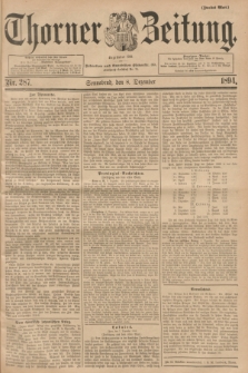Thorner Zeitung : Begründet 1760. 1894, Nr. 287 (8 Dezember) - Zweites Blatt
