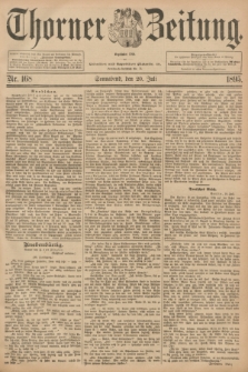 Thorner Zeitung : Begründet 1760. 1895, Nr. 168 (20 Juli)