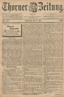 Thorner Zeitung : Begründet 1760. 1895, Nr. 174 (27 Juli)