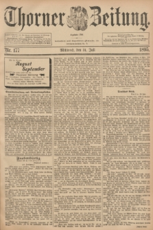 Thorner Zeitung : Begründet 1760. 1895, Nr. 177 (31 Juli)