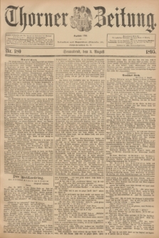 Thorner Zeitung : Begründet 1760. 1895, Nr. 180 (3 August)