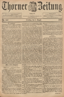 Thorner Zeitung : Begründet 1760. 1895, Nr. 182 (6 August) + dod.