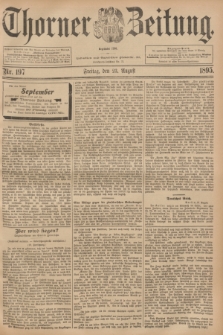 Thorner Zeitung : Begründet 1760. 1895, Nr. 197 (23 August)