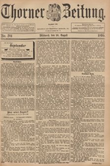 Thorner Zeitung : Begründet 1760. 1895, Nr. 201 (28 August)