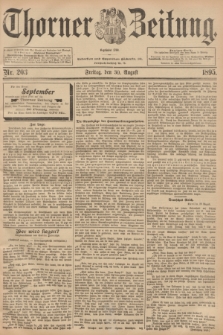 Thorner Zeitung : Begründet 1760. 1895, Nr. 203 (30 August)