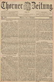 Thorner Zeitung : Begründet 1760. 1895, Nr. 207 (4 September)
