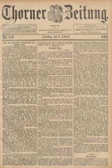 Thorner Zeitung : Begründet 1760. 1895, Nr. 236 (8 Oktober) + dod.