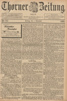 Thorner Zeitung : Begründet 1760. 1895, Nr. 257 (1 November) + dod.