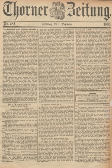 Thorner Zeitung. 1895, Nr. 282 (1 Dezember) - Drittes Blatt
