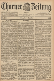 Thorner Zeitung : Begründet 1760. 1895, Nr. 286 (6 Dezember)