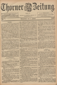 Thorner Zeitung : Begründet 1760. 1897, Nr. 7 (9 Januar)