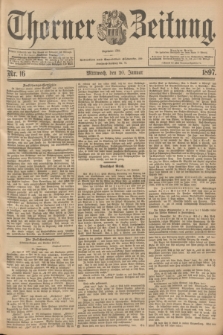 Thorner Zeitung : Begründet 1760. 1897, Nr. 16 (20 Januar)