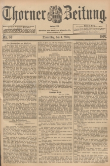 Thorner Zeitung : Begründet 1760. 1897, Nr. 53 (4 März)