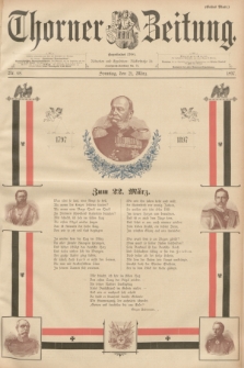 Thorner Zeitung : Begründet 1760. 1897, Nr. 68 (21 März) - Erstes Blatt