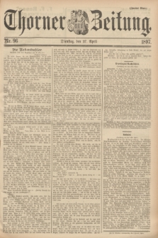 Thorner Zeitung. 1897, Nr. 96 (27 April) - Zweites Blatt