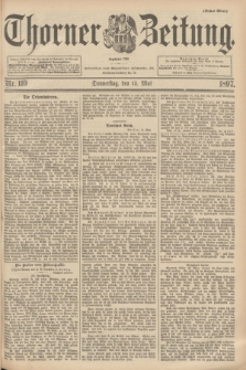 Thorner Zeitung : Begründet 1760. 1897, Nr. 110 (13 Mai) - Erstes Blatt