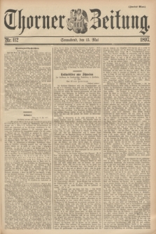 Thorner Zeitung. 1897, Nr. 112 (15 Mai) - Zweites Blatt