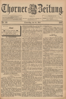 Thorner Zeitung : Begründet 1760. 1897, Nr. 116 (20 Mai)