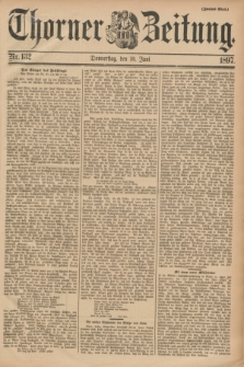 Thorner Zeitung. 1897, Nr. 132 (10 Juni) - Zweites Blatt