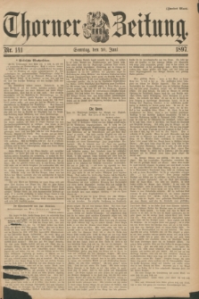 Thorner Zeitung. 1897, Nr. 141 (20 Juni) - Zweites Blatt